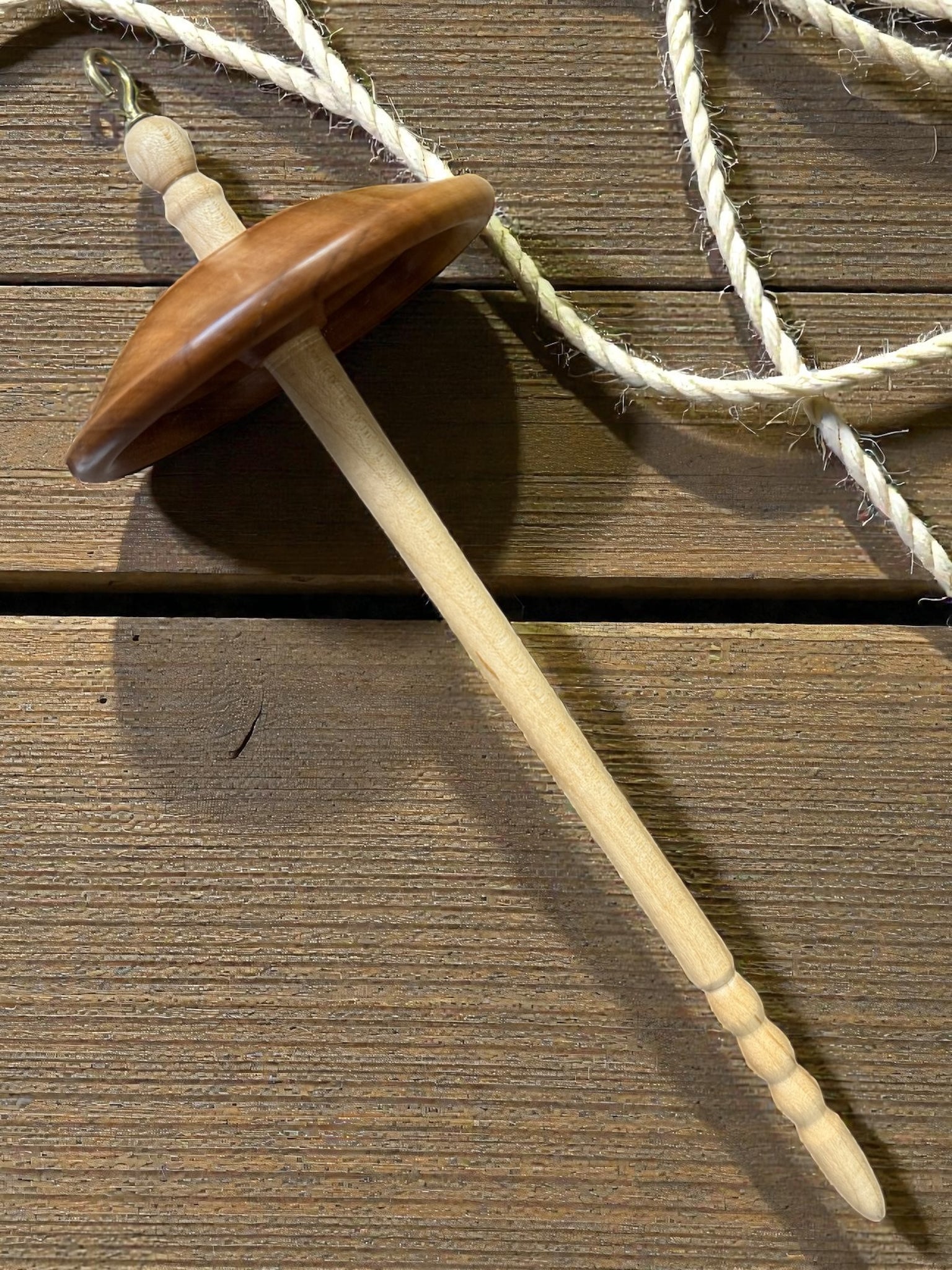 Cherry Maple Drop Spindle