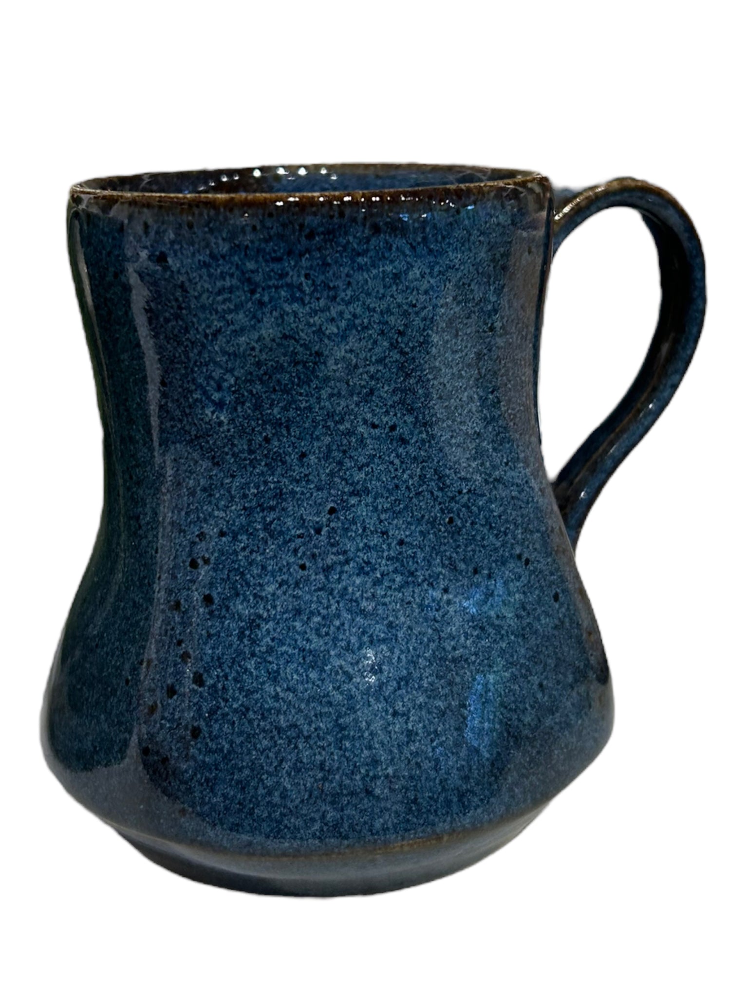 Blue Squared Bottom Mugs
