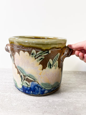 Large Flower Crock TP