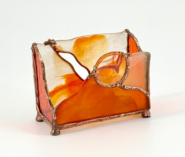 Stained Business Card Holder