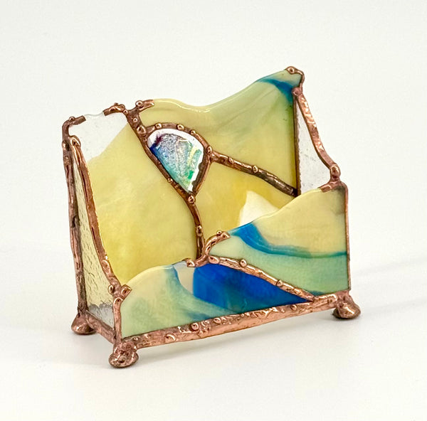 Stained Business Card Holder