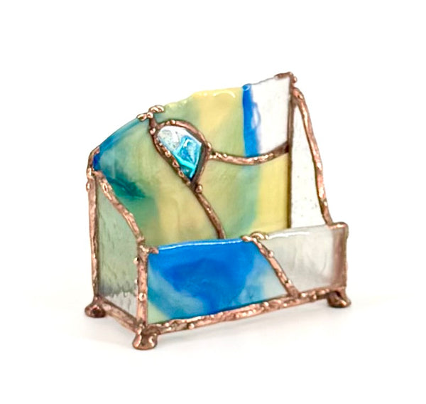 Stained Business Card Holder