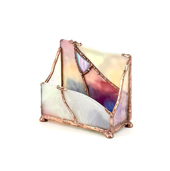 Stained Business Card Holder