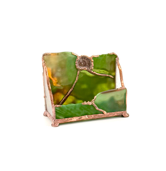 Stained Business Card Holder