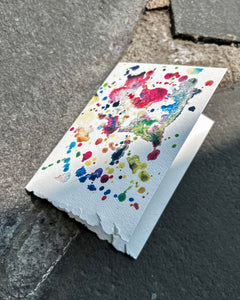 Splatter Paint Card Pack