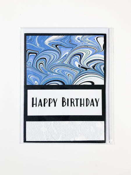Happy Birthday with Handmade Paper