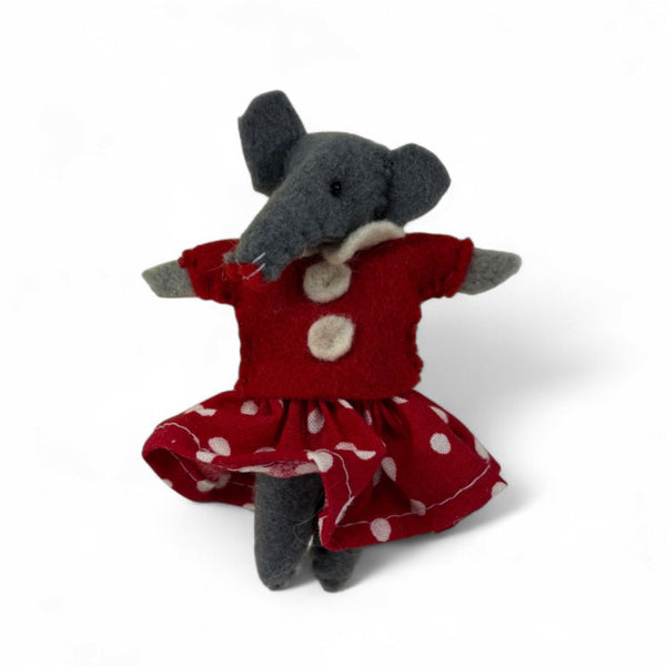 Mini Felt Elephant Pin