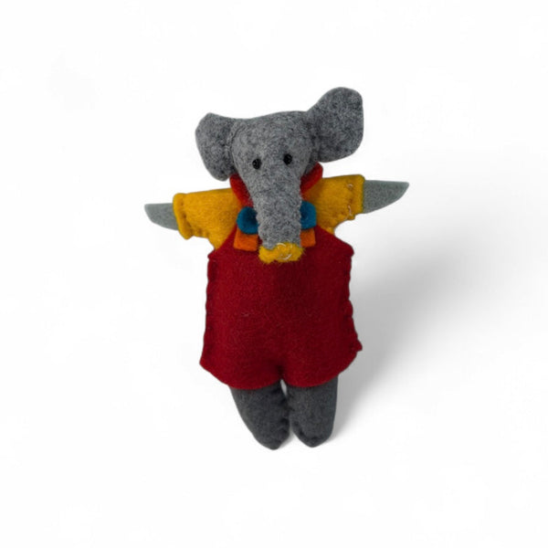Mini Felt Elephant Pin