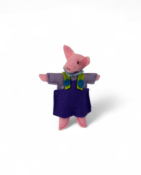 Mini Felt Pig Toy