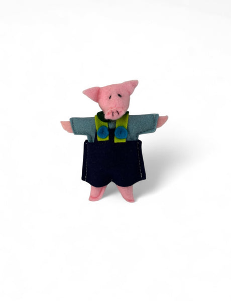 Mini Felt Pig Toy