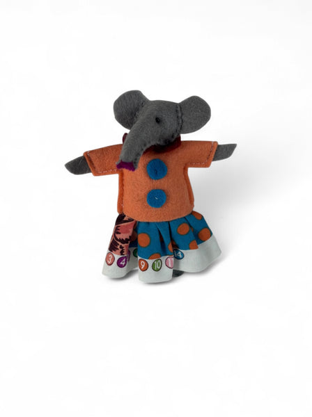 Mini Felt Elephant Toy