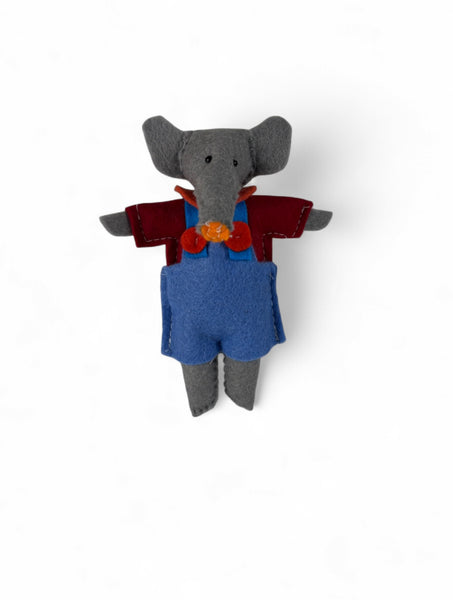 Mini Felt Elephant Toy