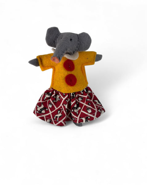Mini Felt Elephant Toy