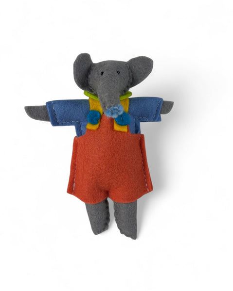 Mini Felt Elephant Toy