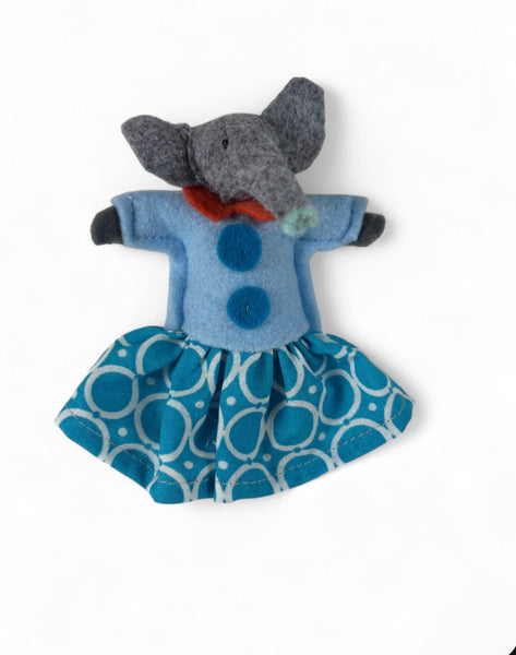 Mini Felt Elephant Toy