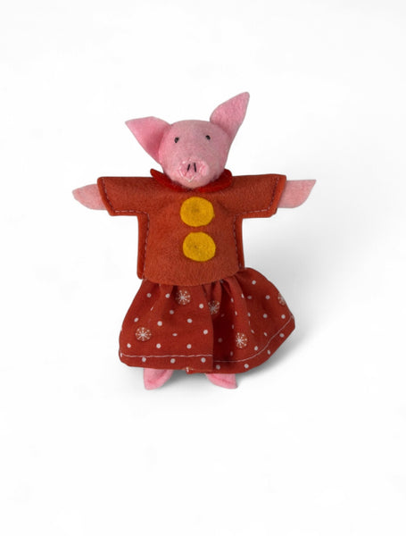 Mini Felt Pig Toy