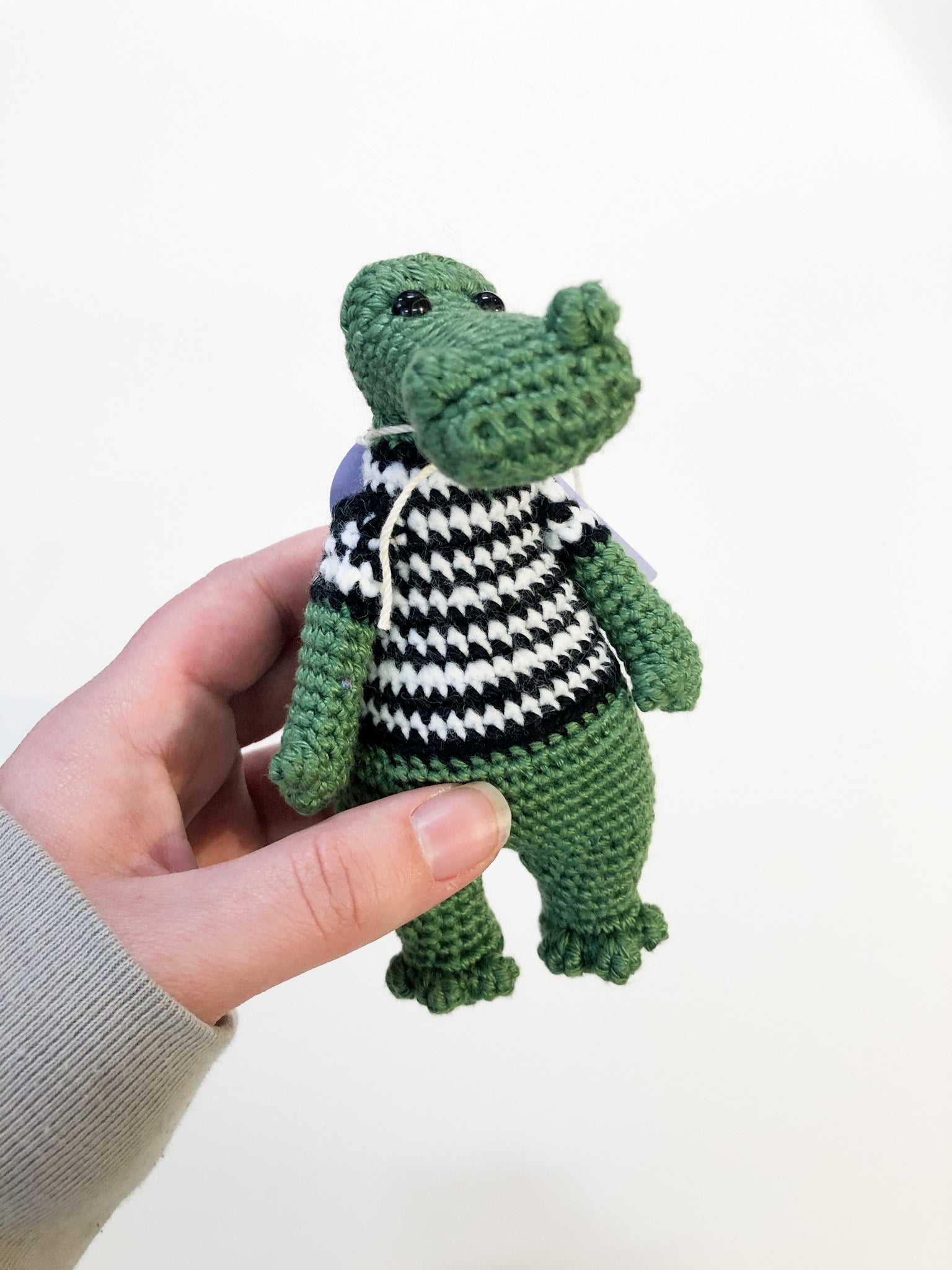 Crocheted Crocodile