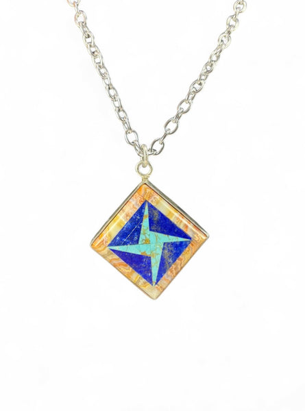 Intarsia Pendant - 003