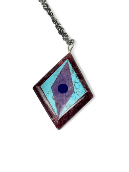 Intarsia Pendant - 0018