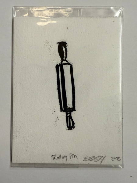 Micro Linocut Print