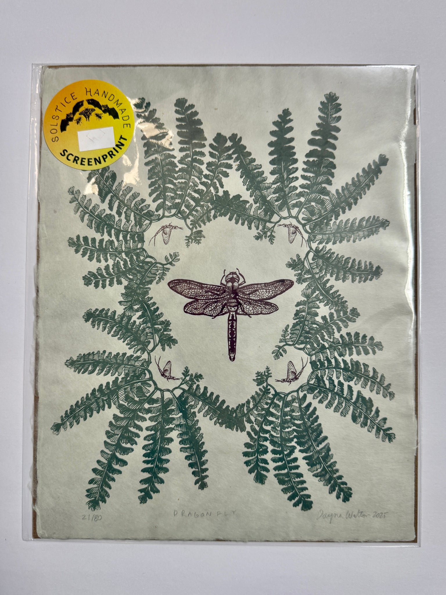 Dragonfly Screenprint