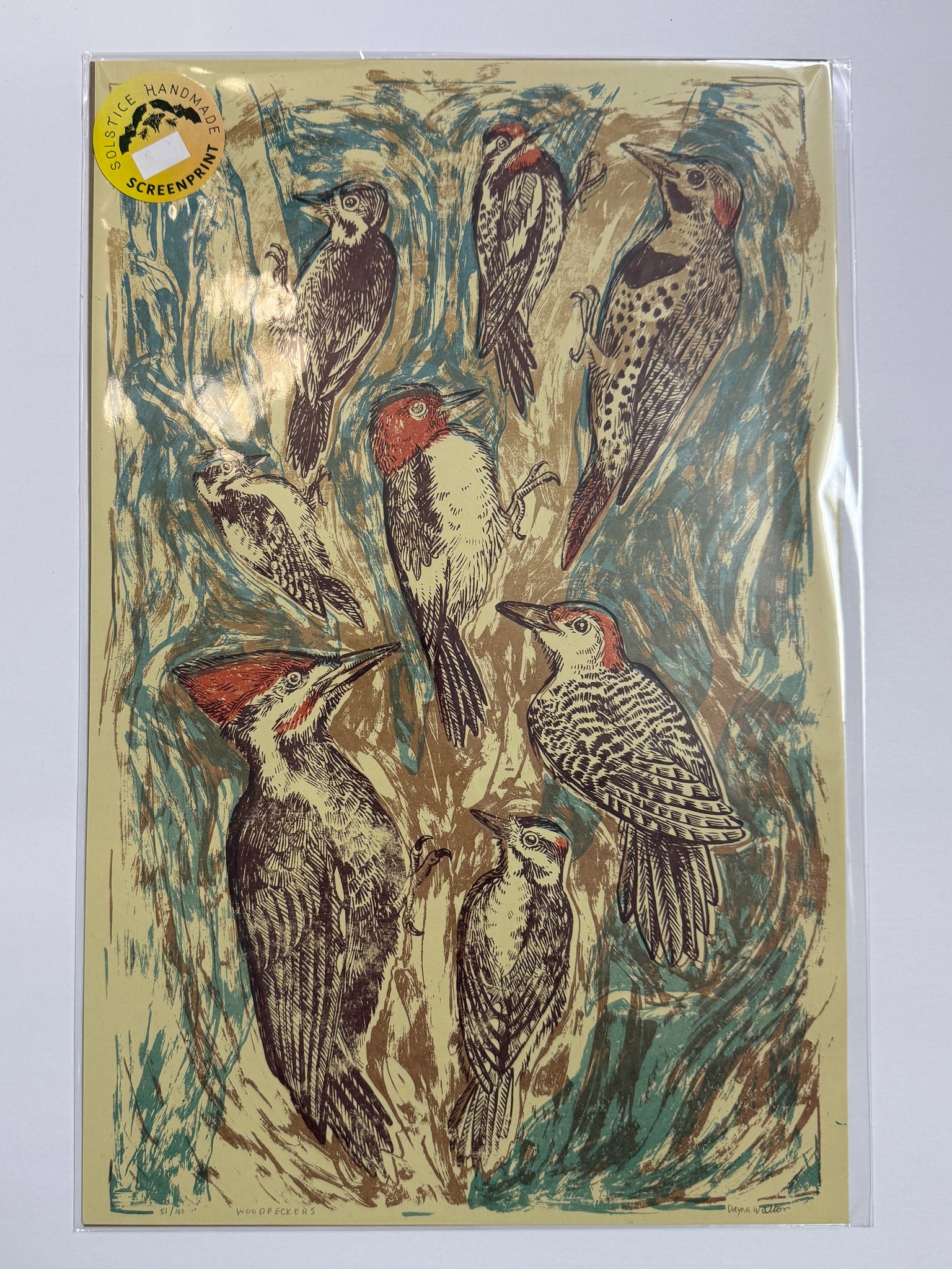 Woodpeckers Screenprint
