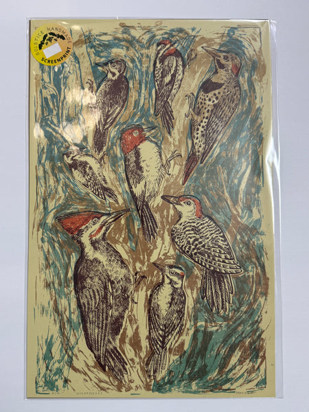Woodpeckers Screenprint