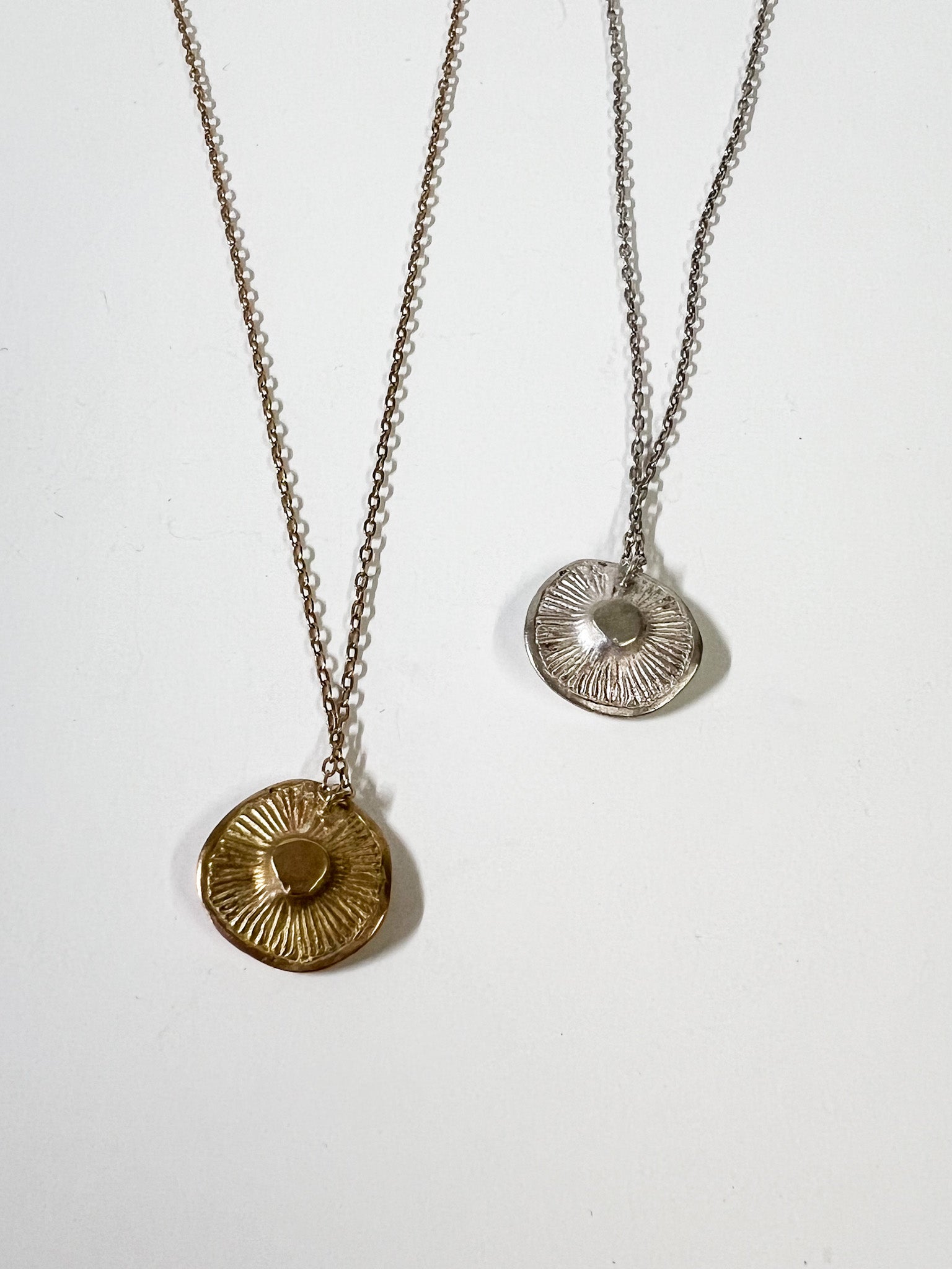 Button Fungus Necklace