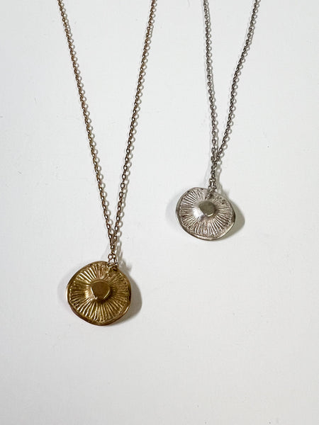 Button Fungus Necklace