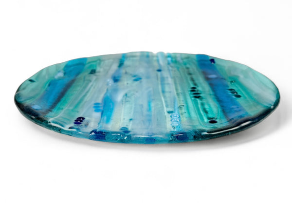 10" Round Aqua Plate