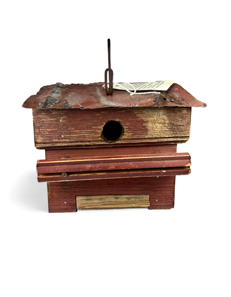 RK - Red w/ Hook Bird House