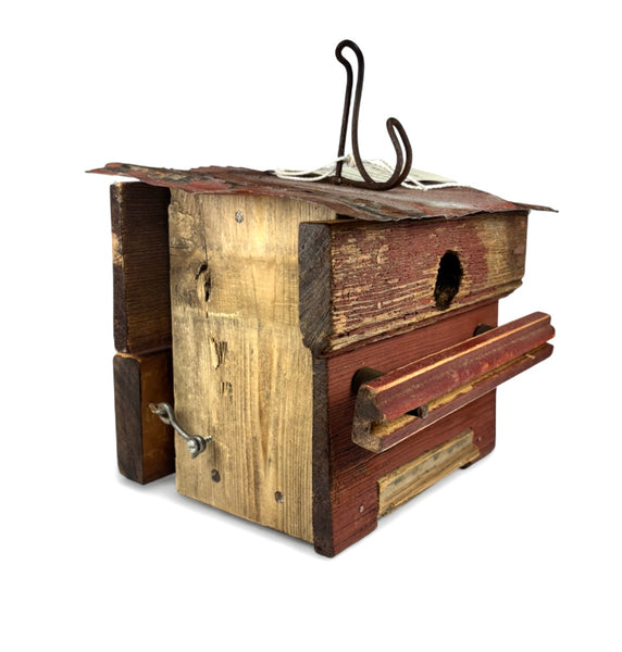 RK - Red w/ Hook Bird House