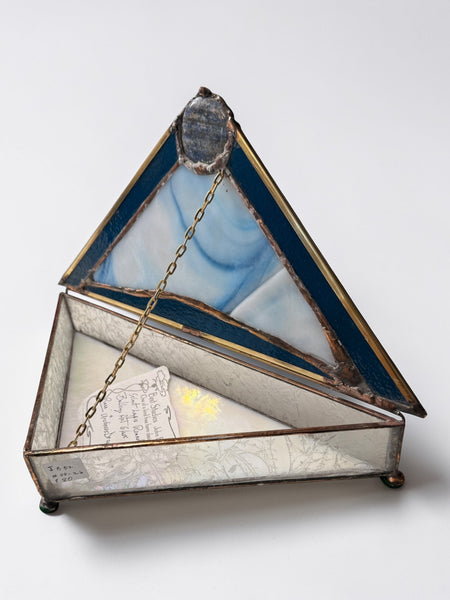 Cloudy Sky Medium Triangle Box