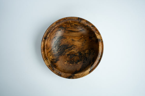 Mistletoe Oak Bowl and Plate by Janine Wang
