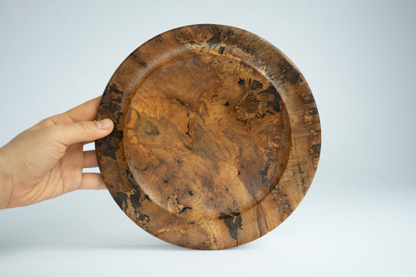 Mistletoe Oak Bowl and Plate by Janine Wang