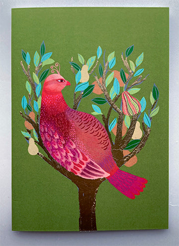 Gilded Partridge Card KB