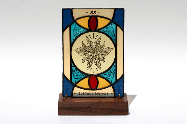 Tarot Card Stained Glass - XX Judgment