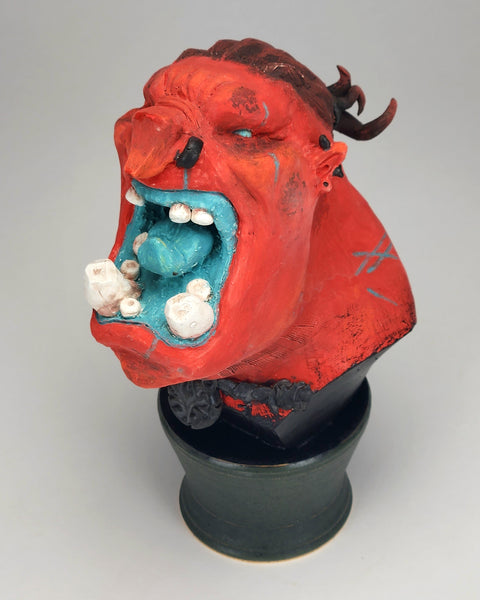 Nathanial Castro - Bust of an Ogre