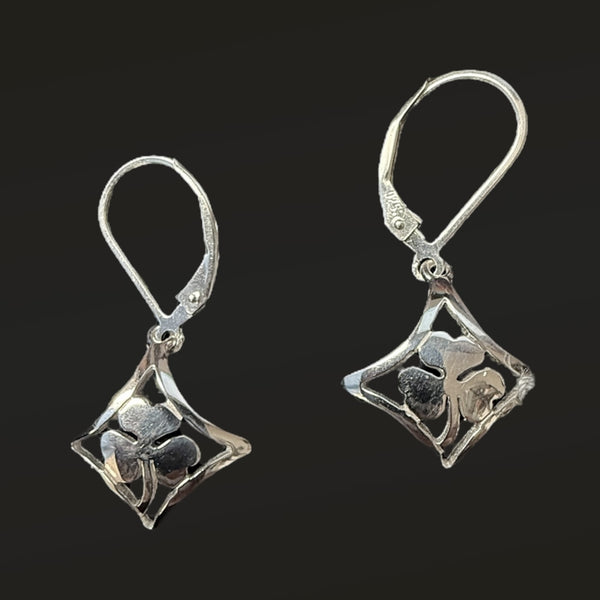 Sterling Three Leaf Clover