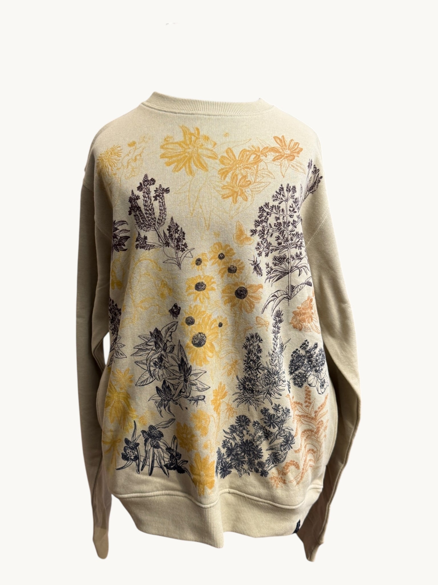 Screen Printed Sweatshirt - Tan
