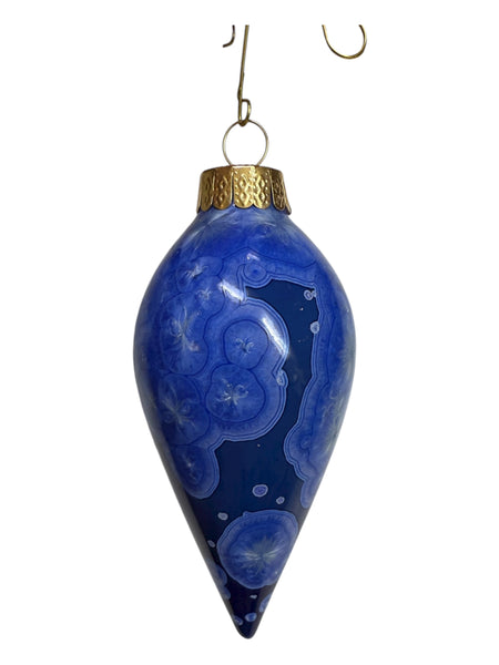 Crystalline  Teardrop Ornaments