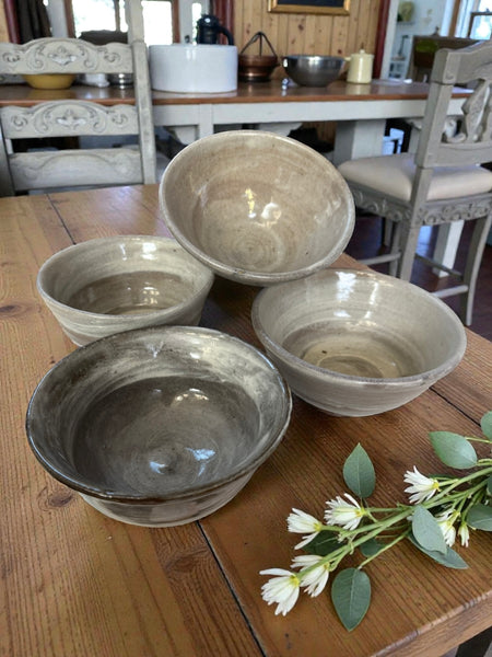 Bowl - Hakeme White Slip