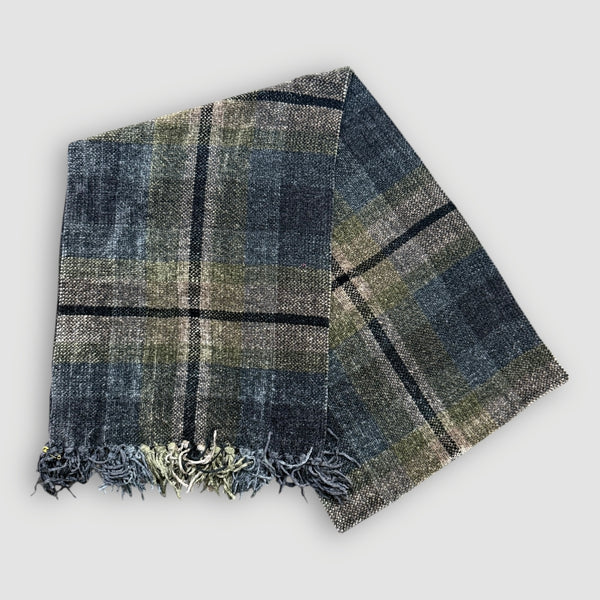 Plaid Chenille Scarf