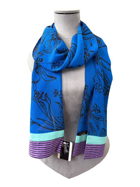 Orchid Georgette Scarf