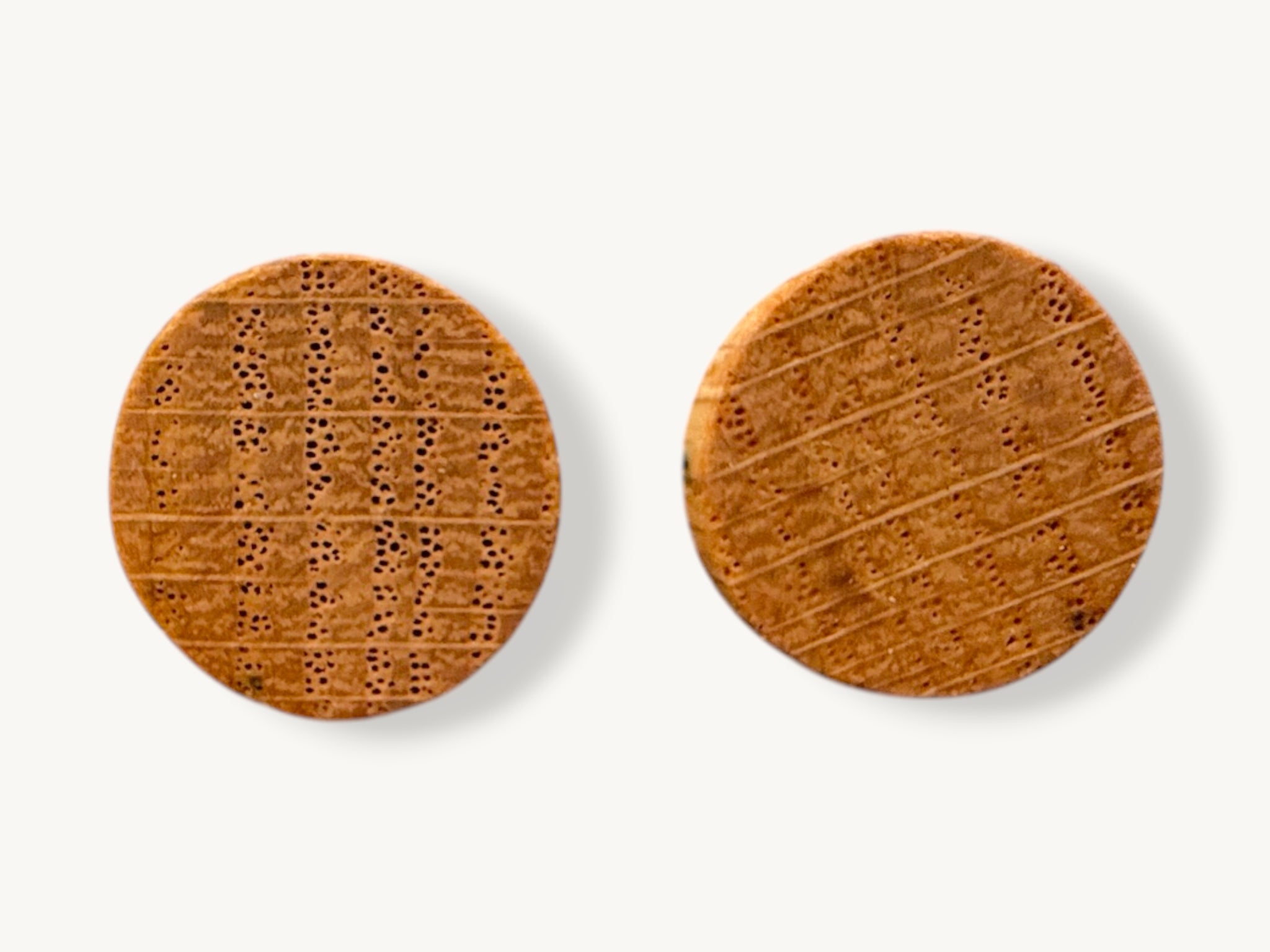 Circle Stud Earrings