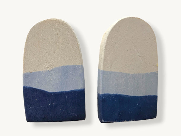 Painted Arch Stud Earrings