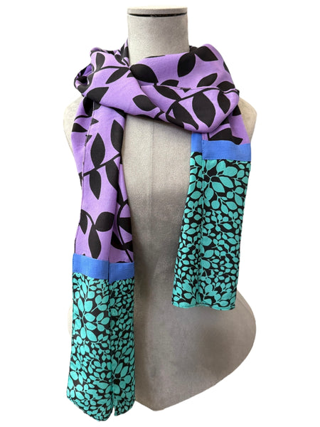 Crepe Leaf Scarf