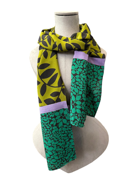 Crepe Leaf Scarf