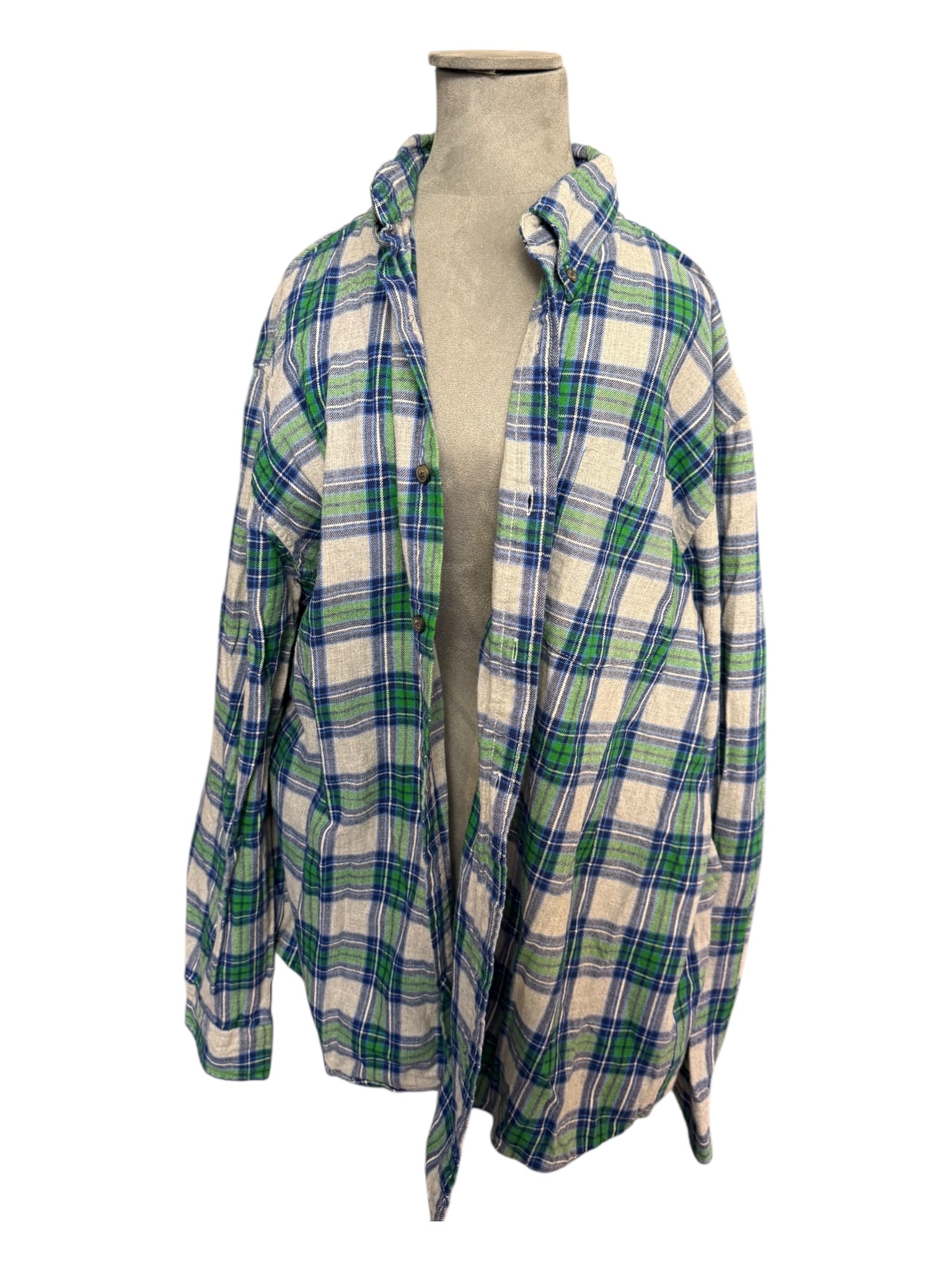 Blue Green Flannel