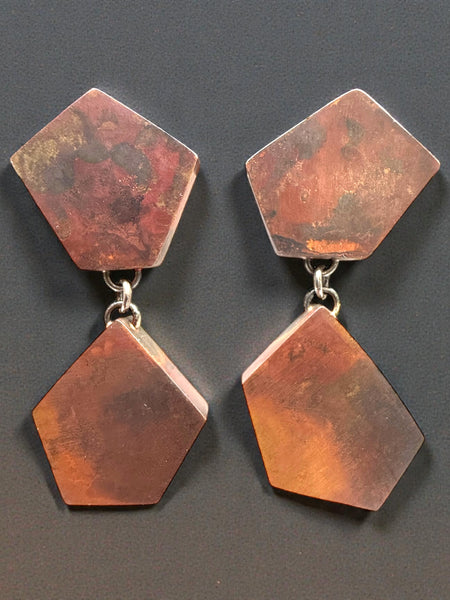 Hollow Construction Earrings - Dangle
